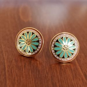 Laurel Burch button earrings